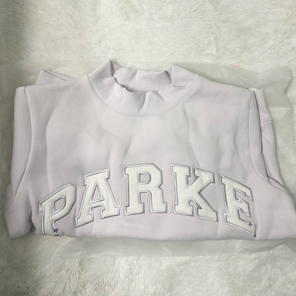 Parke Varsity Fleece Lined Mock Neck Sweatshirt- L/XL & S/M - Picture 17 of 17